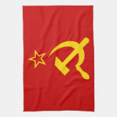 USSR - Vlag - Sovjetunie - vlag Theedoek (Verticaal)