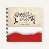 Ustensiles brique Noël livre de cuisine cahier de  (Devant)