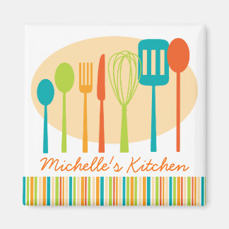Ustensiles de Cuisine de cuisine rétro Magnet pers