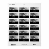 Ustensiles de cuisine Étiquette de adresse (Feuille entière)