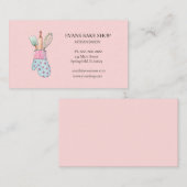 Ustensiles de cuisine & mitten carte de visite de  (Devant / Derrière)