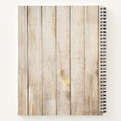 Ustensiles de cuisine rustique Carnet de recettes (Dos)