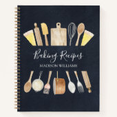 Ustensiles de cuisine rustique Livre de recettes d (Devant)