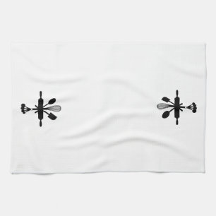 Ustensiles de cuisine Silhouette Icône Serviettes 