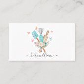 Ustensiles de cuisson Floral Chef pâtisserie Carte (Devant)