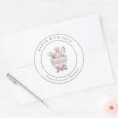 Ustensiles mignons cuisinés avec amour Étiquette (Enveloppe)