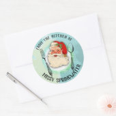 ustensiles père Noël de la cuisine du étiquette de (Enveloppe)