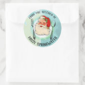 ustensiles père Noël de la cuisine du étiquette de (Sac)