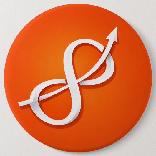 USTP Infinity Ascent-symbool Ronde Button 6,0 Cm (Voorkant)