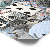 usty Blue Alice in Wonderland Wedding Poster (Hoek)