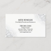 Usui Reiki Practitioner/Instructor Visitekaartje (Achterkant)