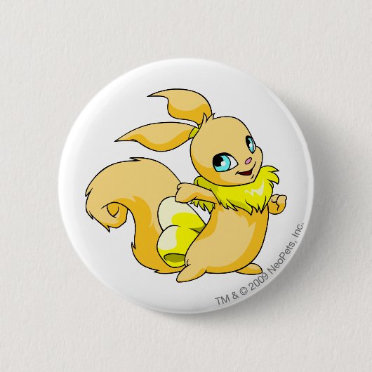 Usul Yellow Ronde Button 5,7 Cm (Voorkant)