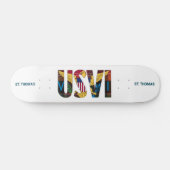 USVI Amerikaanse Maagdeneilanden Vlag St. Thomas M Skateboard (Horizontaal)