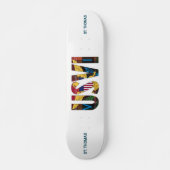 USVI Amerikaanse Maagdeneilanden Vlag St. Thomas M Skateboard (Voorkant)