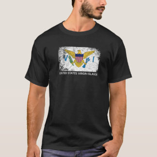 USVI-vlag | Vintage op de Amerikaanse Maagdeneilan T-shirt