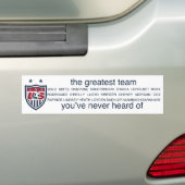 USWNT 2011-bumpersticker Bumpersticker (Op auto)