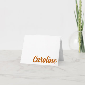 UT Longhorns Hook'em ! Carte de remerciement perso