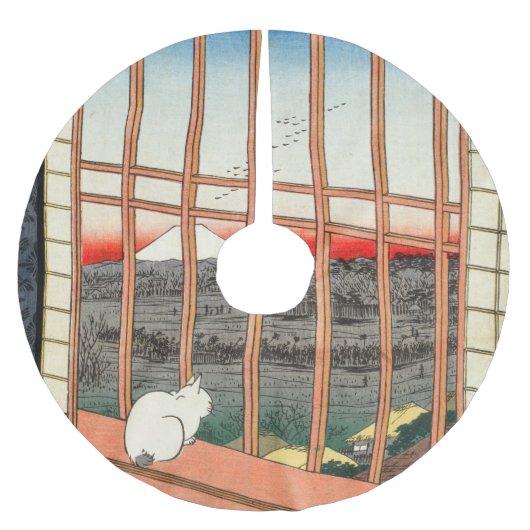 Utagawa Hiroshige - Asakusa Rijstvelden Kerstboom Rok (Voorkant)