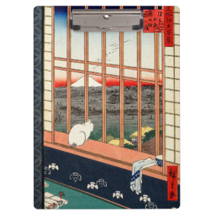 Utagawa Hiroshige - Asakusa Rijstvelden Klembord