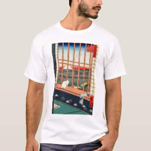 Utagawa Hiroshige - Asakusa Rijstvelden T-shirt