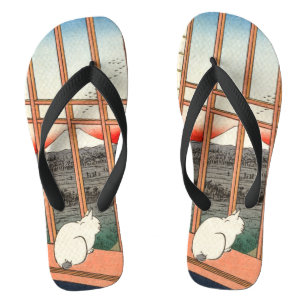 Utagawa Hiroshige - Asakusa Rijstvelden Teenslippers