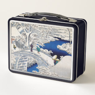 Utagawa Hiroshige - Drum Bridge in Meguro