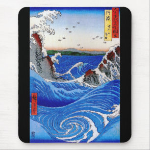 Utagawa Hiroshige, een Naruto whirlpool Muismat