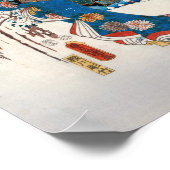 Utagawa Hiroshige - Het verhaal van Genji Poster (Hoek)