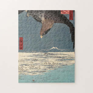 Utagawa Hiroshige Japanese Woodblock Eagle Legpuzzel