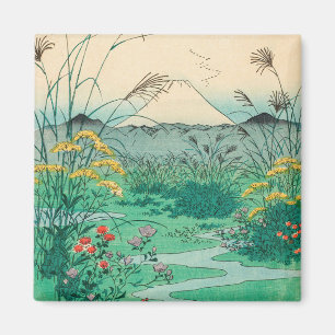 Utagawa Hiroshige - Otsuki Plain in de provincie K Magneet