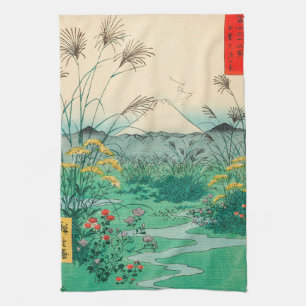Utagawa Hiroshige - Otsuki Plain in de provincie K Theedoek