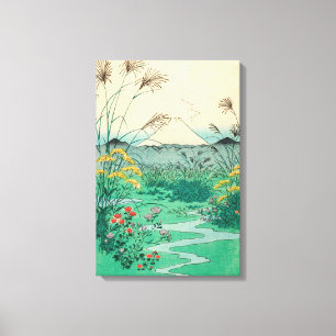 Utagawa Hiroshige - Otsuki-vlakte in de provincie Canvas Afdruk