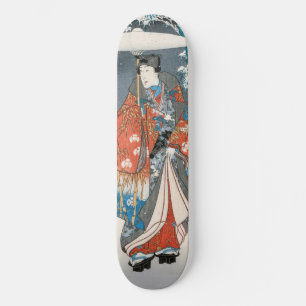 Utagawa Hiroshige - Verhaal van Genji, Elegante Pr Skateboard