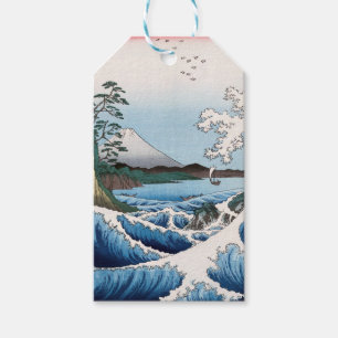 Utagawa Hiroshige - Zee van Satta, provincie Surug Cadeaulabel
