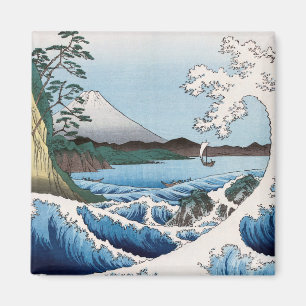 Utagawa Hiroshige - Zee van Satta, provincie Surug Magneet