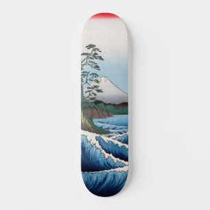 Utagawa Hiroshige - Zee van Satta, provincie Surug Skateboard