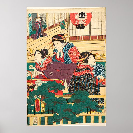 Utagawa Kunisada Poster (Voorkant)