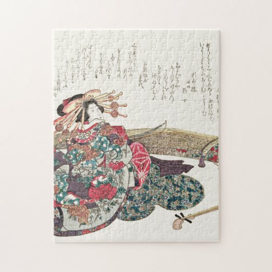 Utagawa Kuniyoshi - Courtisane Legpuzzel (Verticaal)