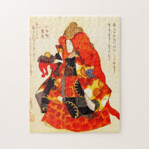 Utagawa Kuniyoshi-Geisha Legpuzzel