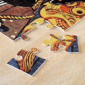 Utagawa Kuniyoshi - Samurai en geisha Legpuzzel (Zijkant)