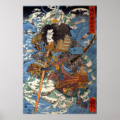 Utagawa Kuniyoshi Samurai Poster (Voorkant)