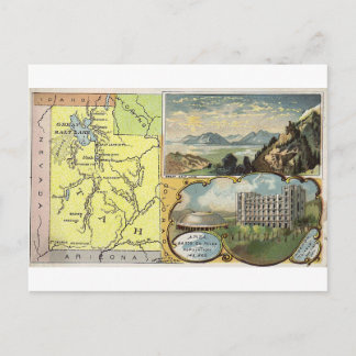 Utah, 1889 kaart