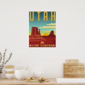 Utah Adventure - ontwerp Poster (Keuken)