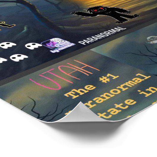 Utah affiche d'état le plus paranormal (Coin)