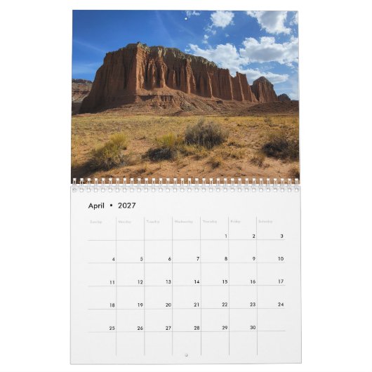 Utah Agenda Kalender (Apr 2027)