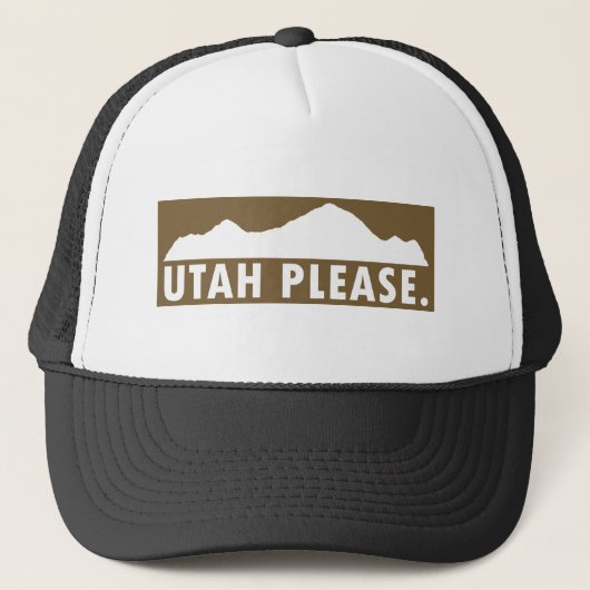 Utah alsjeblieft trucker pet (Voorkant)