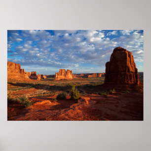 Utah, Arches National Park, rockformaties 1 Poster