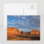 Utah, Arches National Park, rotsformaties 2 Briefkaart (Voorkant / Achterkant)