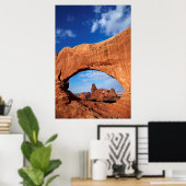 Utah, Arches National Park, Turret Arch 2 Poster (Thuiskantoor)