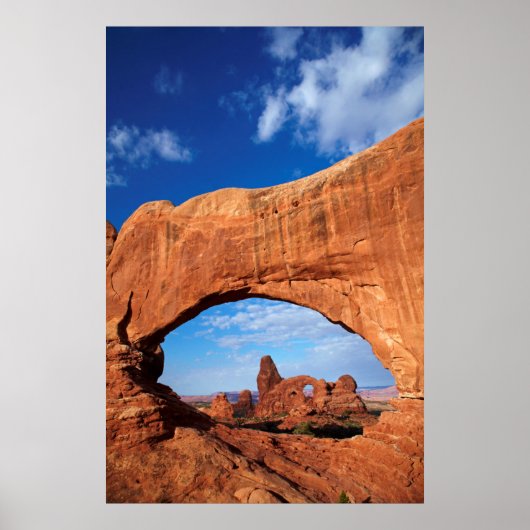 Utah, Arches National Park, Turret Arch 2 Poster (Voorkant)